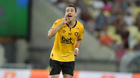 Pablo jogador do Sport durante partida contra o Fluminense no estadio Maracana pelo campeonato Brasileiro A 2025. Foto: Thiago Ribeiro/AGIF