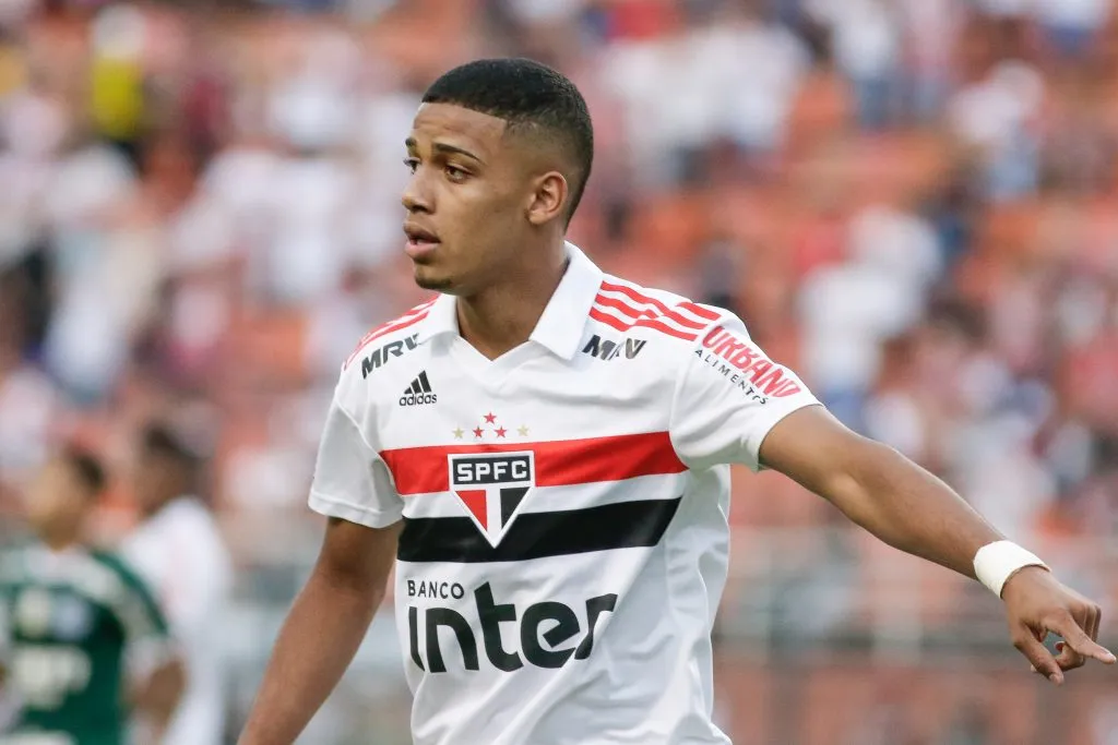 Brenner atuando pelo São Paulo em 2019 –  Foto: Marcello Zambrana/AGIF