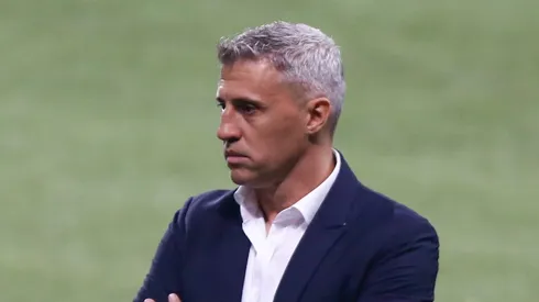 Hernan Crespo tecnico do Sao Paulo durante partida contra o Palmeiras no estadio Arena Allianz Parque pelo campeonato Paulista 2021. Foto: Marcello Zambrana/AGIF
