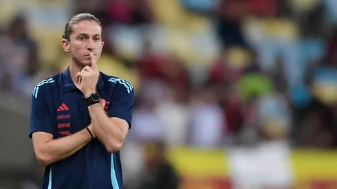Filipe Luís técnico do Flamengo durante partida contra o Botafogo-PB no estádio Maracanã pelo campeonato Copa Do Brasil 2025. Foto: Thiago Ribeiro/AGIF