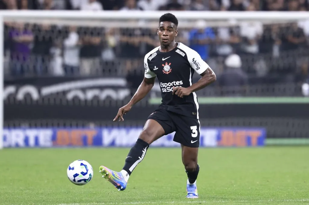 SP – SAO PAULO – 21/05/2025 – COPA DO BRASIL 2025, CORINTHIANS X NOVORIZONTINO – Felix Torres jogador do Corinthians durante partida contra o Novorizontino no estadio Arena Corinthians pelo campeonato Copa Do Brasil 2025. Foto: Marcello Zambrana/AGIF