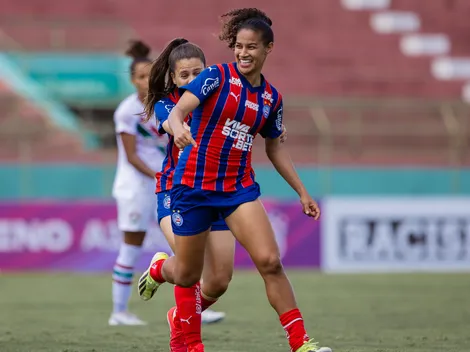 Veja os números de Cássia, atacante do Bahia que ajudou o clube a fazer história no Brasileirão Feminino