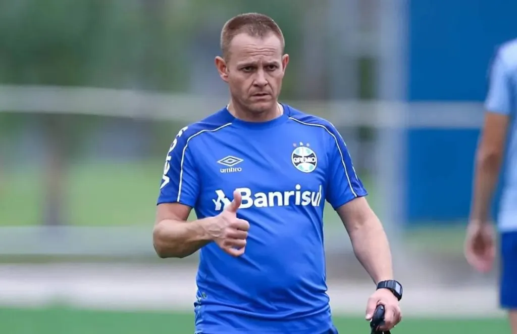 Rogério Dias, preparador físico do Grêmio. Foto: Lucas Uebel / Grêmio