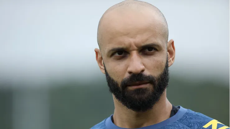 Thaciano jogador do Santos
