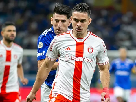 Rafael Borré, do Internacional, foi visto treinando por outro time