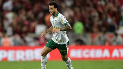Felipe Anderson jogador do Palmeiras durante partida contra o Flamengo no estadio Maracana pelo campeonato Brasileiro A 2024.