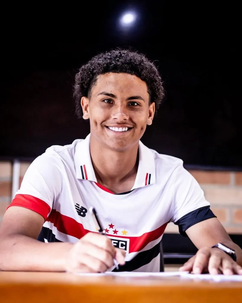 Angelo já foi negociado – Foto: São Paulo FC.