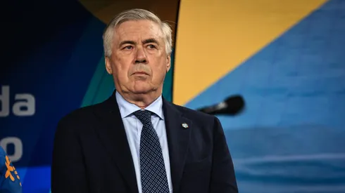 SP – SAO PAULO – 10/06/2025 – ELIMINATORIAS COPA DO MUNDO 2026, SELECAO BRASILEIRA X PARAGUAI – Carlo Ancelotti tecnico do Selecao Brasileira durante partida contra o Paraguai no estadio Arena Corinthians pelo campeonato Eliminatorias Copa Do Mundo 2026. Foto: Fabio Giannelli/AGIF