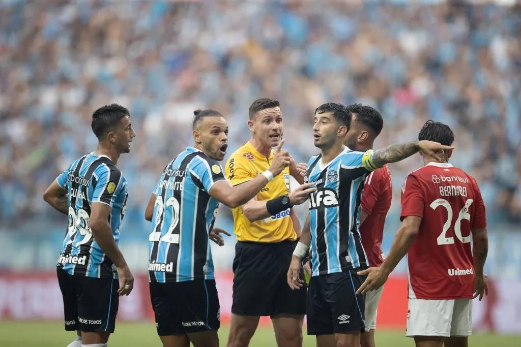 Na partida citada, Grêmio foi derrotado por 2 a 0 pelo Internacional. Foto: Liamara Polli/AGIF