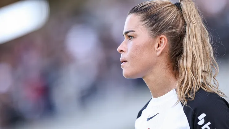 Tamires fala sobre a sua relação com a torcida do Corinthians e o futuro da sua carreira (Reprodução/Rebeca Reis/Staff Images Woman/CBF)