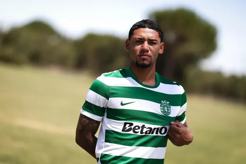 Rayan Lucas, ex-Flamengo, apresentado no Sporting, de Portugal.