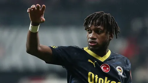 ISTANBUL, TURKEY – DECEMBER 9: Fred of Fenerbahce gestures during the Turkish Super League match between Besiktas and Fenerbahce at Besiktas Park Stadium on December 9, 2023 in Istanbul, Turkey. (Photo by Ahmad Mora/Getty Images)