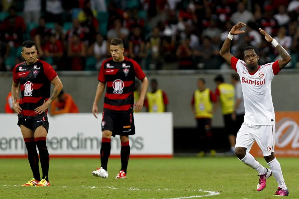 Fred. Vitoria X Internacional pelo Brasileiro A 2013 na Fonte Nova. 25 de maio de 2013, Salvador, Bahia, Brasil. Foto: Felipe Oliveira/AGIF