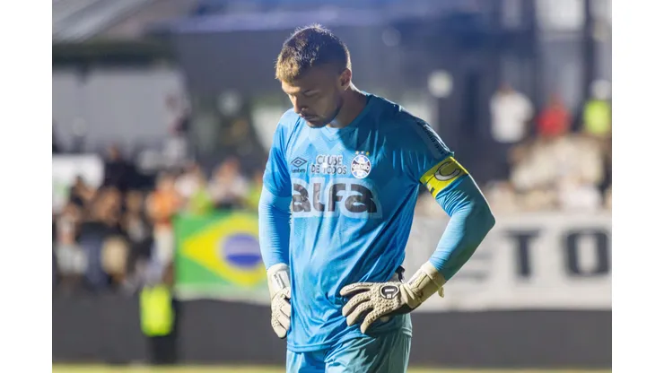 MG - SAO JOAO DEL REI - 12/03/2025 - COPA DO BRASIL 2025, ATHLETIC CLUB X GREMIO - Gabriel Grando jogador do Gremio durante partida contra o Athletic Club no estadio Joaquim Portugal pelo campeonato Copa Do Brasil 2025. Foto: Lucas Gabriel Cardoso/AGIF
