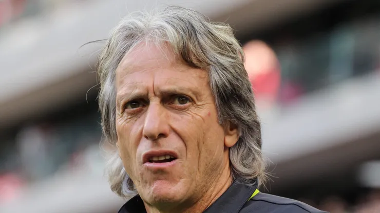 Jorge Jesus tecnico do Flamengo durante partida contra o Athletico-PR no estadio Arena da Baixada pelo campeonato Brasileiro A 2019.