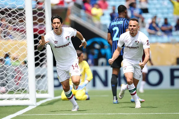 Cano comemora seu gol contra a Inter. Foto: Jared C. Tilton – FIFA/FIFA via Getty Images