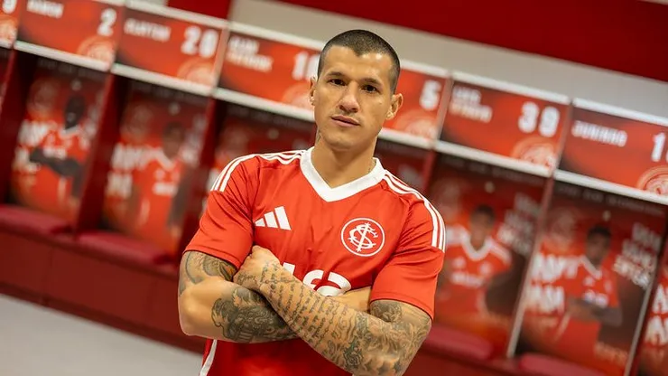 Jogador Alan Benítez. Foto Ricardo Duarte/Internacional