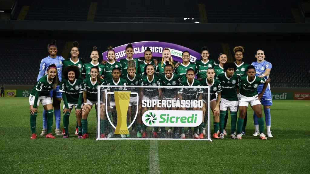 Elenco do Palmeiras na temporada (Reprodução/Rebeca Reis/FPF)