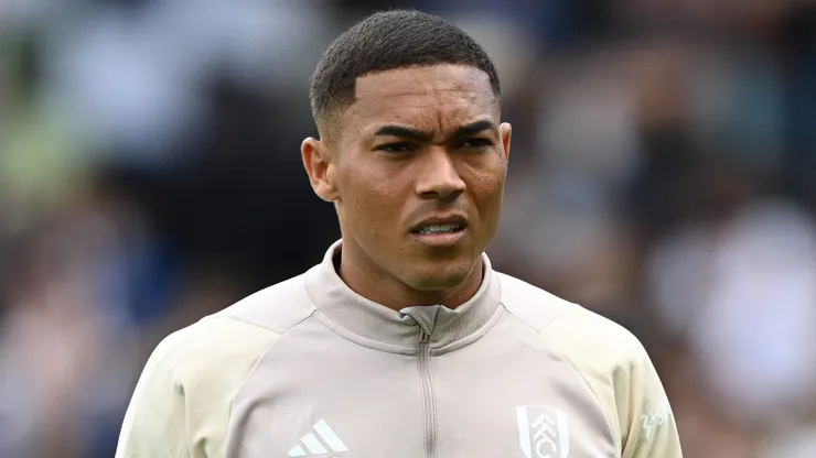 Carlos Vinicius of Fulham looks on ahead of the Premier League match between Fulham FC and Brentford FC at Craven Cottage on August 19, 2023 in London, England.