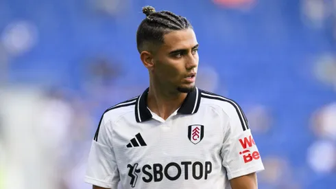 Andreas Pereira of Fulham looks on during the pre-season friendly match between Fulham and TSG Hoffenheim at PreZero-Arena on August 10, 2024 in Sinsheim, Germany.
