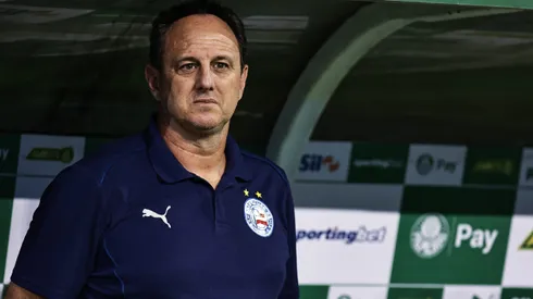 SP – SAO PAULO – 27/04/2025 – BRASILEIRO A 2025, PALMEIRAS X BAHIA – Rogerio Ceni tecnico do Bahia durante partida contra o Palmeiras no estadio Arena Allianz Parque pelo campeonato Brasileiro A 2025. Foto: Fabio Giannelli/AGIF