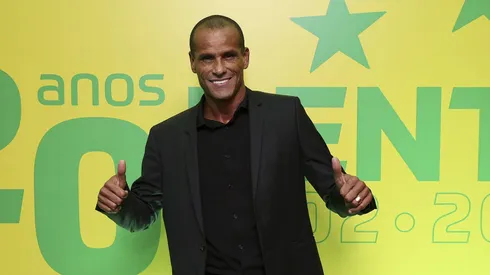 Rivaldo durante cerimônia no Rio de Janeiro em 2022.