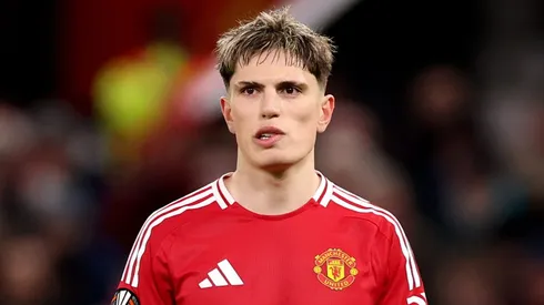 Garnacho está de saída do Manchester United. (Photo by Carl Recine/Getty Images)