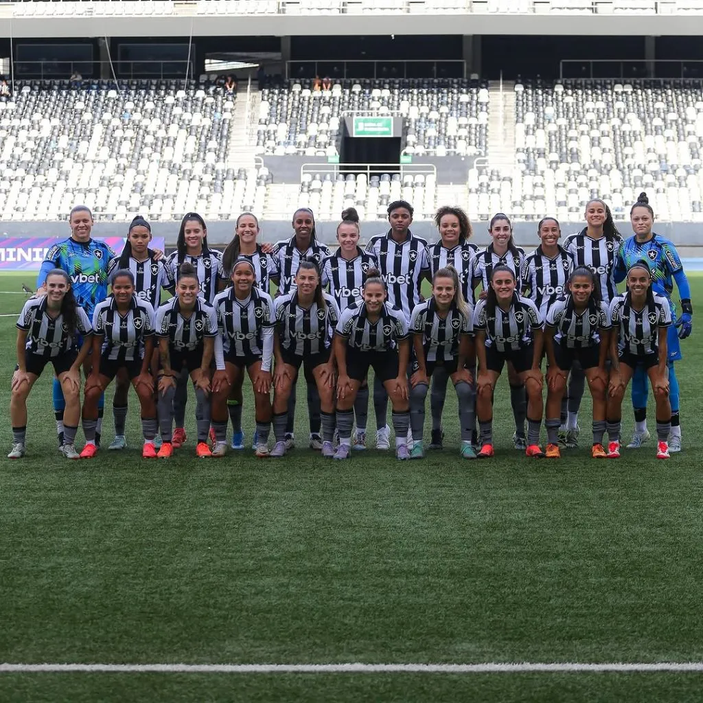 Jogadoras do elenco do Botafogo (Reprodução/Botafogo)