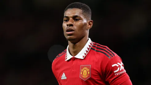 Rashford em partida pelo Manchester United. (Photo by Catherine Ivill/Getty Images)