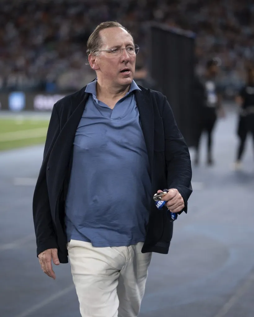 John Textor dono da saf do Botafogo após a partida contra o Racing – Foto: Jorge Rodrigues/AGIF