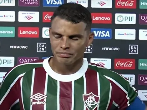 Thiago Silva se emociona após classificação em Fluminense x Al-Hilal