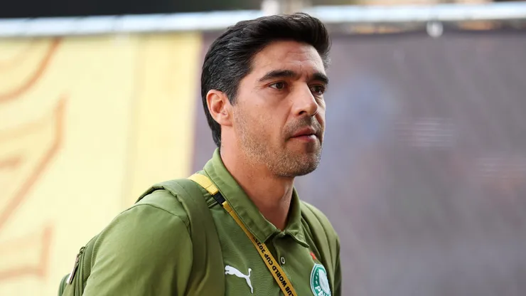PHILADELPHIA, PENNSYLVANIA - JULY 04: Abel Ferreira, Head Coach of Palmeiras, arrives prior to the FIFA Club World Cup 2025 quarter final match between SE Palmeiras and Chelsea FC at Lincoln Financial Field on July 04, 2025 in Philadelphia, Pennsylvania. (Photo by Luke Hales/Getty Images)