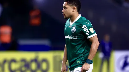 Vitor Roque, atacante do Palmeiras. Marcello Zambrana/AGIF