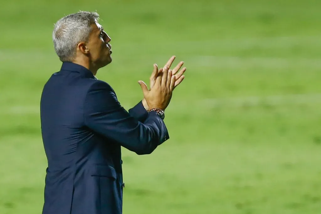 SP – Sao Paulo – 28/02/2021 – PAULISTA 2021, SAO PAULO X BOTAFOGO – Hernan Crespo tecnico do Sao Paulo durante partida contra o Botafogo-SP no estadio Morumbi pelo campeonato Paulista 2021. Foto: Marcello Zambrana/AGIF