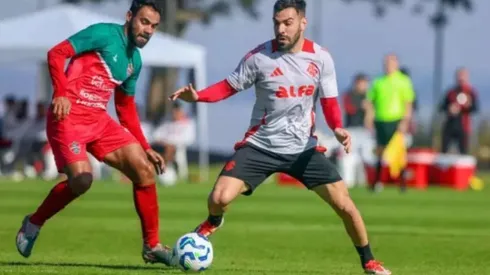 Internacional em jogo treino contra Brasil de Farroupilha