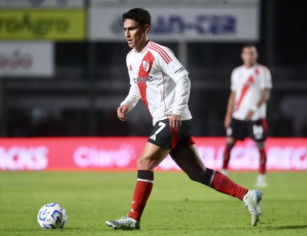 Matías Rojas em ação pelo River Plate. (Foto: Marcos Brindicci/Getty Images)