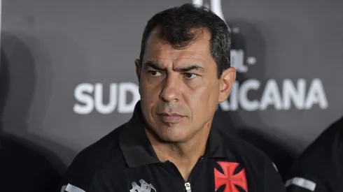 Fabio Carille tecnico do Vasco durante partida contra o Lanus no estadio Sao Januario pelo campeonato Copa Sul-americana 2025. Foto: Thiago Ribeiro/AGIF
