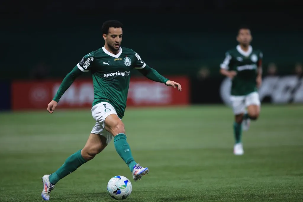SP – SAO PAULO – 15/05/2025 – COPA LIBERTADORES 2025, PALMEIRAS X BOLIVAR – Felipe Anderson jogador do Palmeiras durante partida contra o Bolivar no estadio Arena Allianz Parque pelo campeonato Copa Libertadores 2025. Foto: Ettore Chiereguini/AGIF
