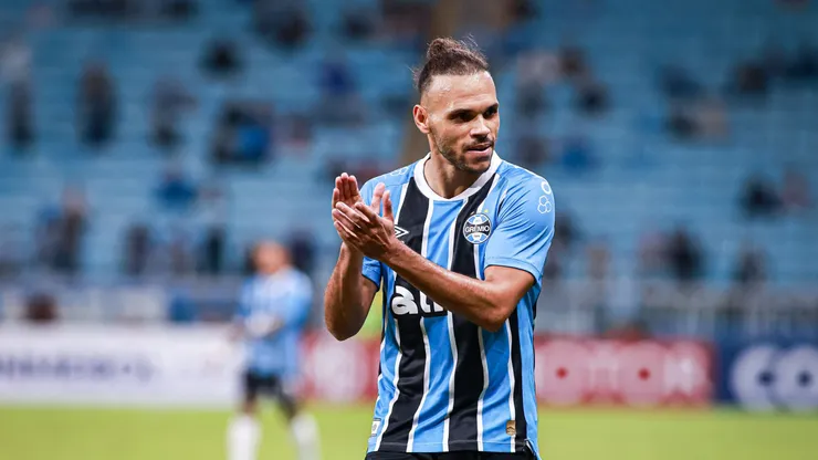 Braithwaite é o artilheiro do Grêmio na temporada, com13 gols em 26 jogos disputados. Foto: Maxi Franzoi/AGIF