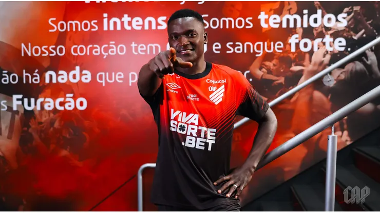 Viveros, reforço do Athletico. Foto: Duda Matoso/athletico.com.br