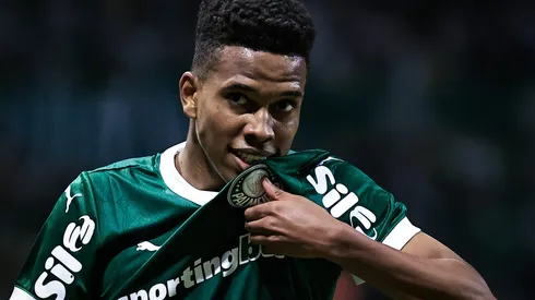 Estevao jogador do Palmeiras – Foto: Fabio Giannelli/AGIF