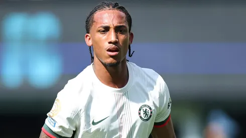 João Pedro durante confronto contra o Fluminense no Mundial de Clubes de 2025.