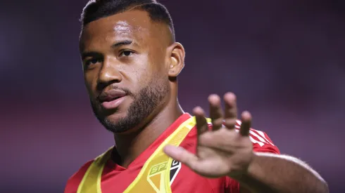 Luan durante confronto contra a Inter de Limeira no Campeonato Paulista de 2023.