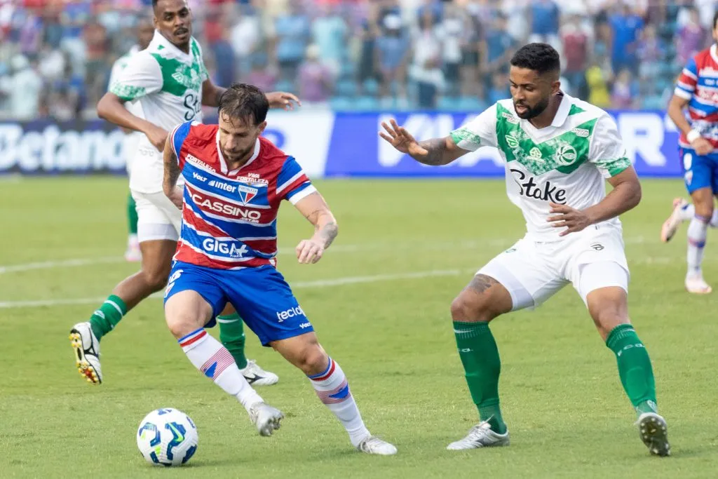 Sasha jogador do Fortaleza durante partida contra o Juventude – Foto: Lucas Emanuel/AGIF