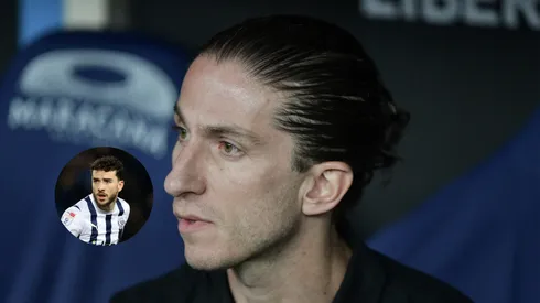 Filipe Luís, técnico do Flamengo, fala sobre desistência do clube em contratar Mikey Johnston (Imagem: Thiago Ribeiro/AGIF / Catherine Ivill/Getty Images/ Antenados)