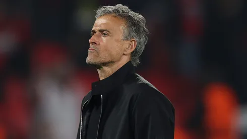 Luis Enrique durante confronto contra o Borussia Dortmund na Champions League.