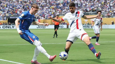 Beraldo, em Chelsea x PSG. Photo by Alex Grimm/Getty