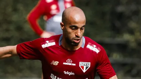 Lucas Moura pode retornar contra o RB Bragantino – Foto: Rubens Chiri / São Paulo FC.
