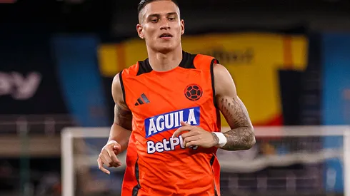 Juan Portlla, atuando na Seleção da Colômbia