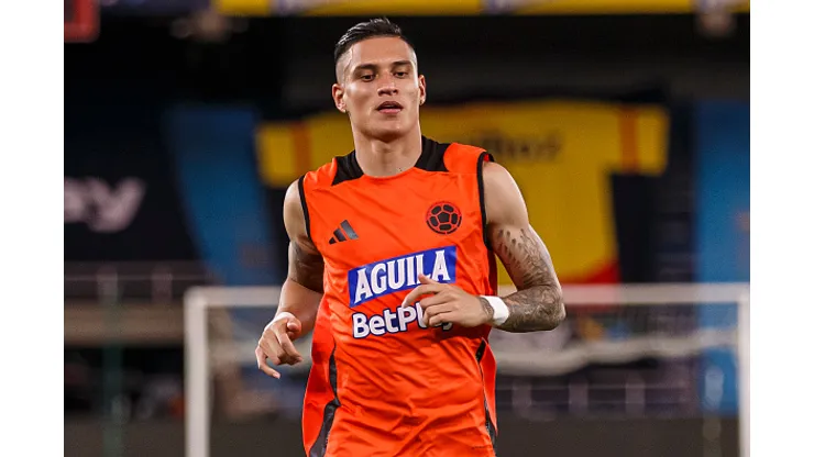 Juan Portlla, atuando na Seleção da Colômbia